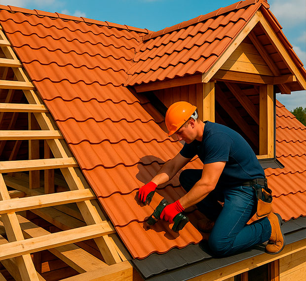 Монтаж крыши мансарды в Архангельске