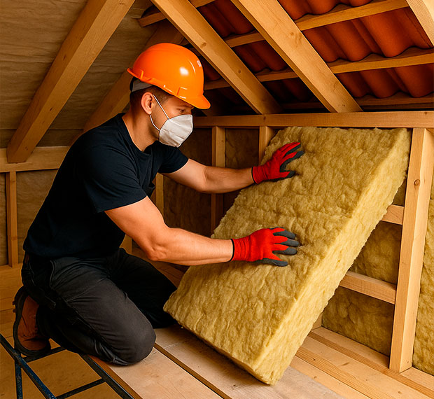 Утепление мансардной крыши в Архангельске